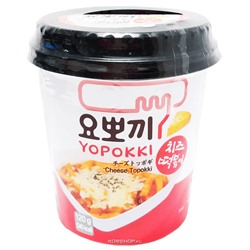 Рисовые палочки токпокки с сыром (стакан) Yopokki, Корея, 120 г Акция