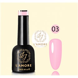 Гель лак для ногтей Luxury L’AMORE FASHION 12мл тон 03