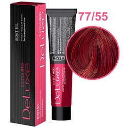 Крем-краска для волос 77/55 Русый красный интенсивный DeLuxe Extra Red ESTEL 60 мл