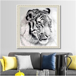 Стразовая картина «Тигр» 30*30 см