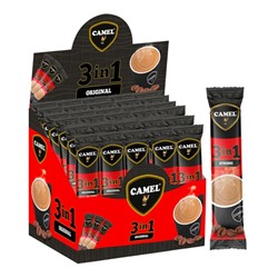 Кофейный напиток растворимый Camel 3in1 Coffee оригинальный 15гр (упаковка 50шт)