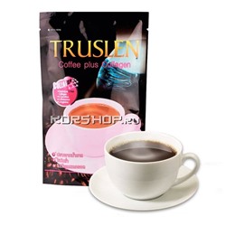 Кофейный напиток с протеинами и коллагеном Truslen Coffee Plus Collagen, Таиланд, 80 г (16 г х 5 шт.) Акция