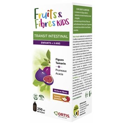 Ortis Fruits and Fibres Kids Transit Intestinal Sirop 250 ml