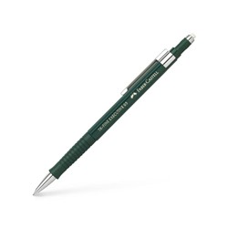 Карандаш механический профессиональный 0,5 мм Faber-Castell TK®-FINE EXECUTIVE с ластиком, зелёный