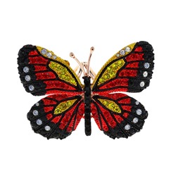 Кольцо для платка «Стразовая бабочка»