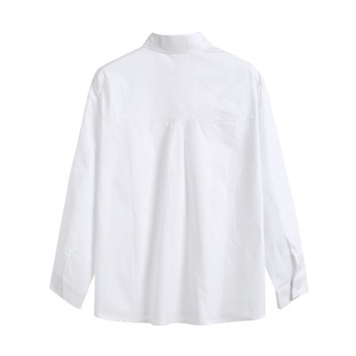 Белая рубашка в стиле минимализм