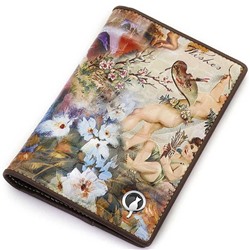 Женская кожаная обложка для паспорта Sergio Valentini СВ 8149-005/2