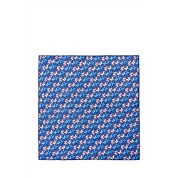 Карманный платок GREG Hanky-poly 33х33-синий 908.1.22
