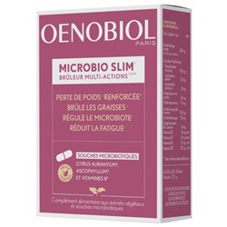 Oenobiol Microbio Slim Br?leur Multi-Actions 60 G?lules V?g?tales