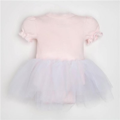 Боди с юбкой Крошка Я "Princess", цвет розовый, рост 68-74 см