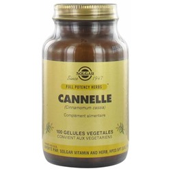 Solgar Cannelle 100 G?lules V?g?tales