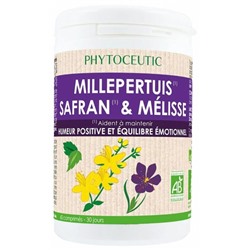 Phytoceutic Millepertuis Safran et M?lisse Bio 60 Comprim?s