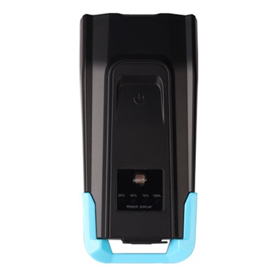 Фонарь передний  интеллектуальный COMIRON "SMART2" ABS; свет: 2xT6, 800lm; 2000 mAh, USB; ближний/дальний свет, сигнал 120Дб., 5 режимов синий /уп 50/