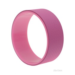 Колесо для йоги 33х13 см / YGL-3313-1050 / розовый