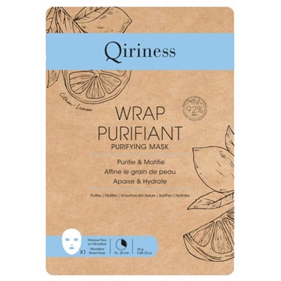 Qiriness Wrap Purifiant 1 Masque Tissu