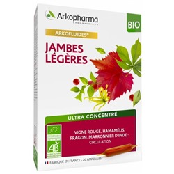 Arkopharma Arkofluides Jambes L?g?res Bio 20 Ampoules