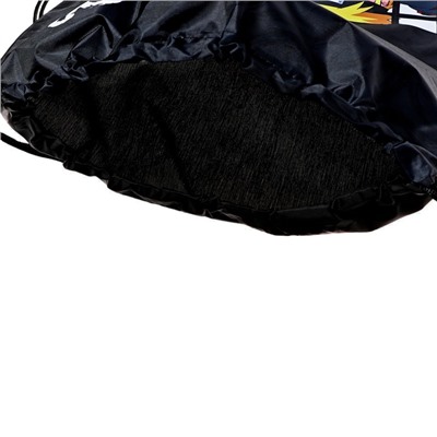 Мешок для обуви 480х380, Naruto, универсальный, чёрный