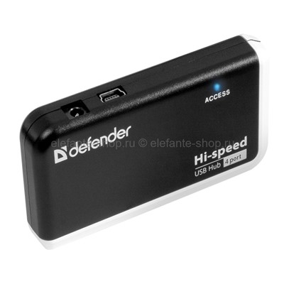 Разветвитель HUB USB 2.0 Defender Quadro Infix 4Port Black (UM)