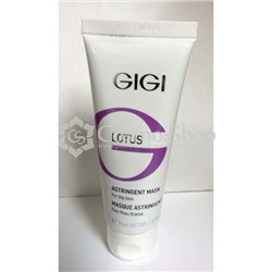 GiGi Lotus Astringent Mask/ Маска Астрижент cтягивающая поры 75мл (под заказ)