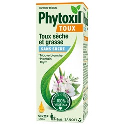 Sanofi Phytoxil Sirop sans Sucre 120 ml