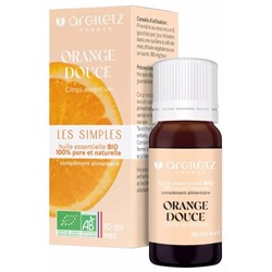 Argiletz Huile Essentielle ? l Orange Douce (Citrus aurantium) Bio 10 ml