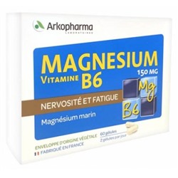 Arkopharma Magn?sium Vitamine B6 150 mg 60 G?lules