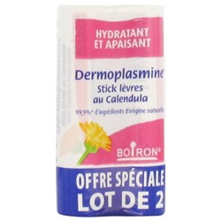 Boiron Dermoplasmine Stick L?vres au Calendula Lot de 2 x 4 g