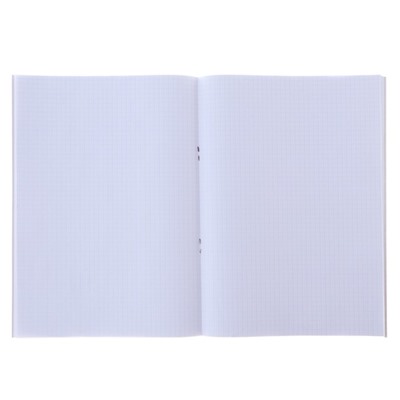 Тетрадь А4, 96 листов в клетку "Фламинго", обложка мелованный картон, блок офсет