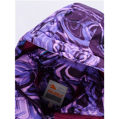 Горнолыжный костюм Valianly подростковый для девочки фиолетового цвета 9230F
