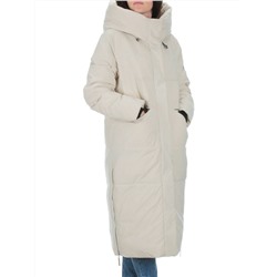 22373 BEIGE Пальто зимнее женское облегченное (150 гр. холлофайбера)