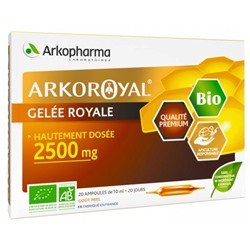 Arkopharma Arko Royal Gel?e Royale 2500 mg Bio 20 Ampoules