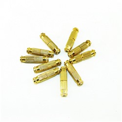 Фурнитура - винтовой замок 18x4 (цвет золото) - для ОПТовиков
