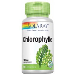 Solaray Chlorophylle 100 mg 90 Comprim?s