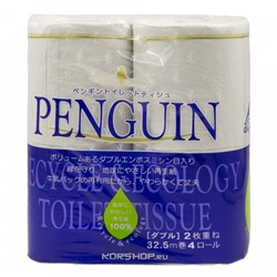 Туалетная бумага Penguin Marutomi (2 слоя), Япония Акция