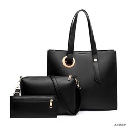 Набор сумок из 3 предметов, арт А30 цвет: чёрный