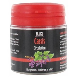 S.I.D Nutrition Circulation Cassis 30 G?lules