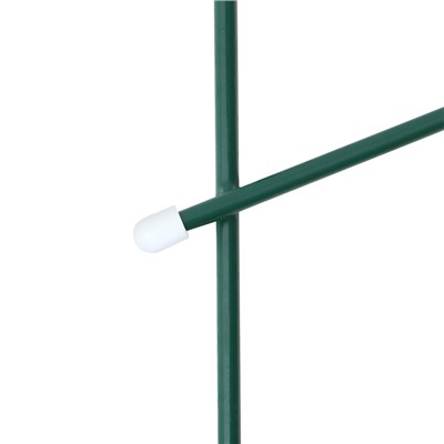 Шпалера, 160 × 43 × 1 см, металл, зелёная, «Линия»