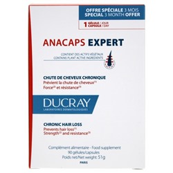 Ducray Anacaps Expert Chute de Cheveux Chronique 90 G?lules
