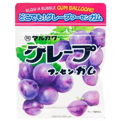 Жевательная резинка со вкусом винограда Marukawa, Япония, 47 г Акция