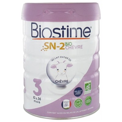 Biostime SN-2 Bio Ch?vre 3?me ?ge de 10 ? 36 Mois 800 g