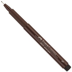 Капиллярные ручки Pitt Artist Pen, ширина наконечника S, цвет сепии, в картонной коробке, 10 шт