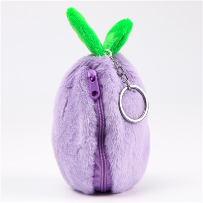 Мягкая игрушка «Зайка-виноград» на брелоке, 11 см
