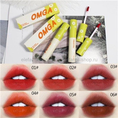 Набор матовых губных помад OMGA Good Day Lip Glaze 6 штук (106)