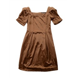 Платье ПЛ22025,коричневый бархат