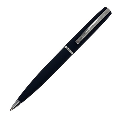 Ручка шариковая поворотная, 1.0 мм, Bruno Visconti SIENNA, стержень синий, синий металлический корпус, в металлическом футляре
