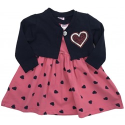 9626 Платье с болеро для девочек Baby Pink