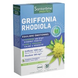 Santarome Griffonia Rhodiola 30 G?lules
