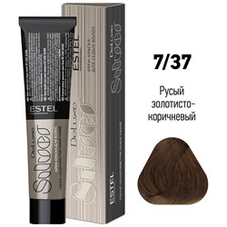 Крем-краска для волос 7/37 Русый золотисто-коричневый DeLuxe Silver ESTEL 60 мл