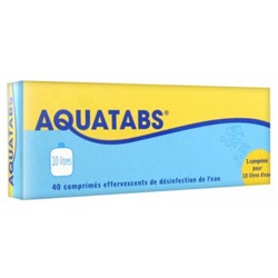 Aquatabs 10 Litres 40 Comprim?s