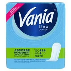 Vania Maxi Confort Super 16 Serviettes